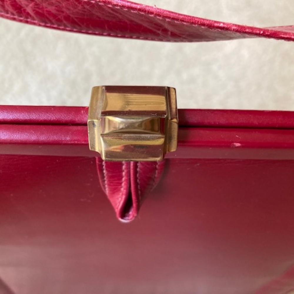 1950's Mam'selle Original New York Leather Purse - Picture 5 of 14